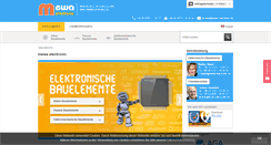 Desktop Screenshot of mewa-electronic.de
